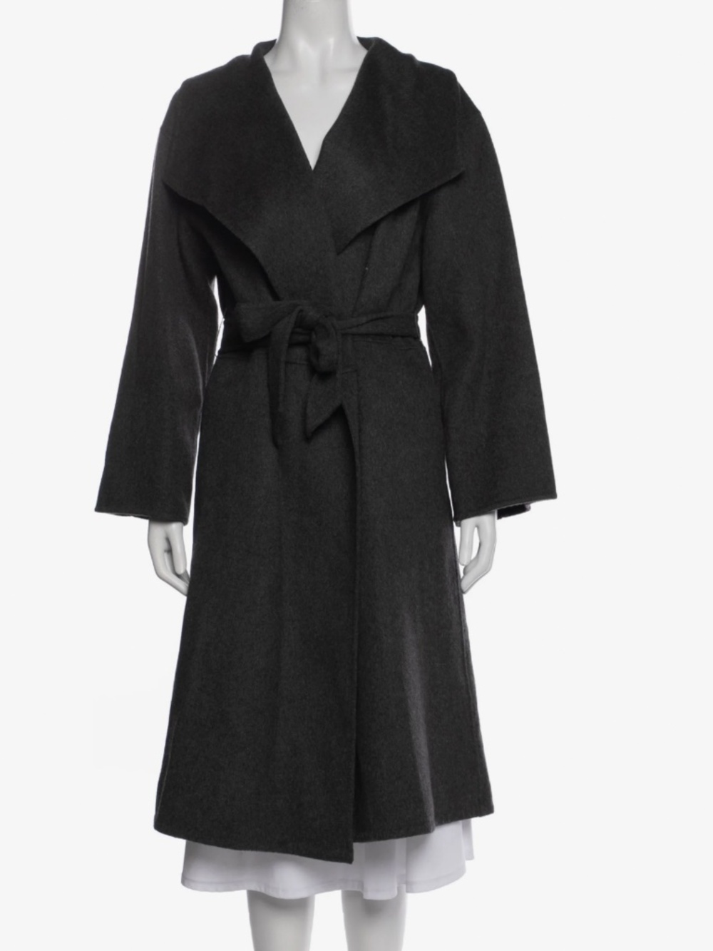 The Curated Gray Coat 70% wool 30% Cashmere